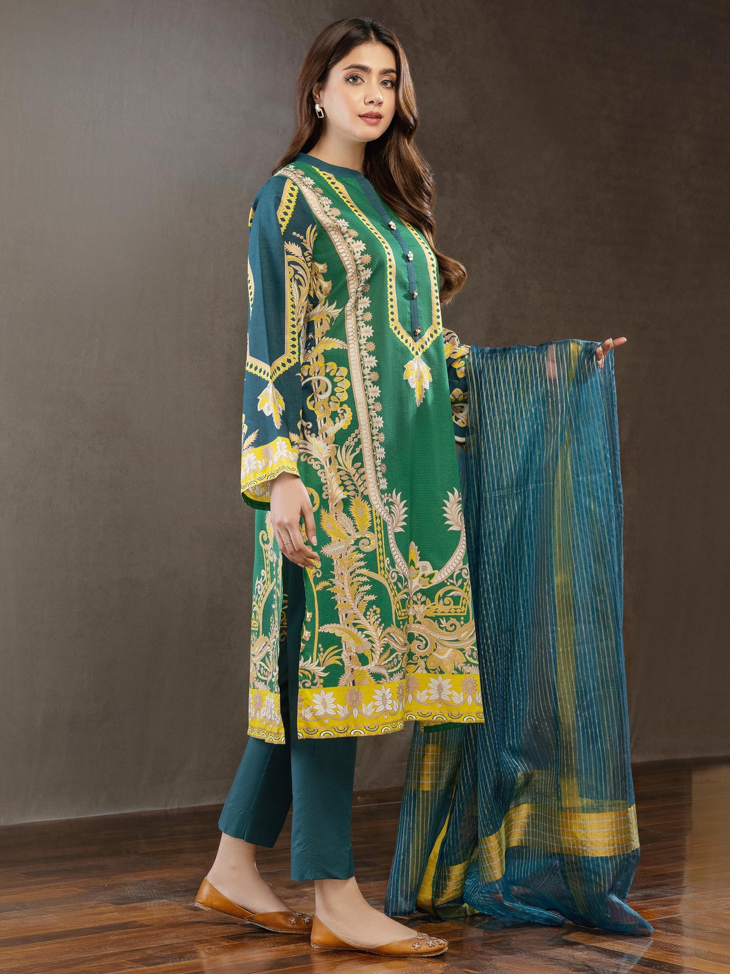 Limelight - 3 Piece Lawn Suit-Printed (Unstitched)