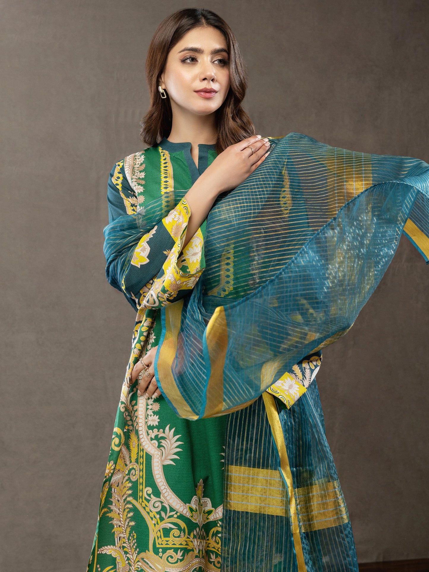 Limelight - 3 Piece Lawn Suit-Printed (Unstitched)