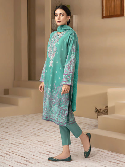 3 Piece Cambric Suit-Embroidered (Unstitched)