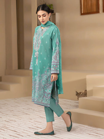 3 Piece Cambric Suit-Embroidered (Unstitched)