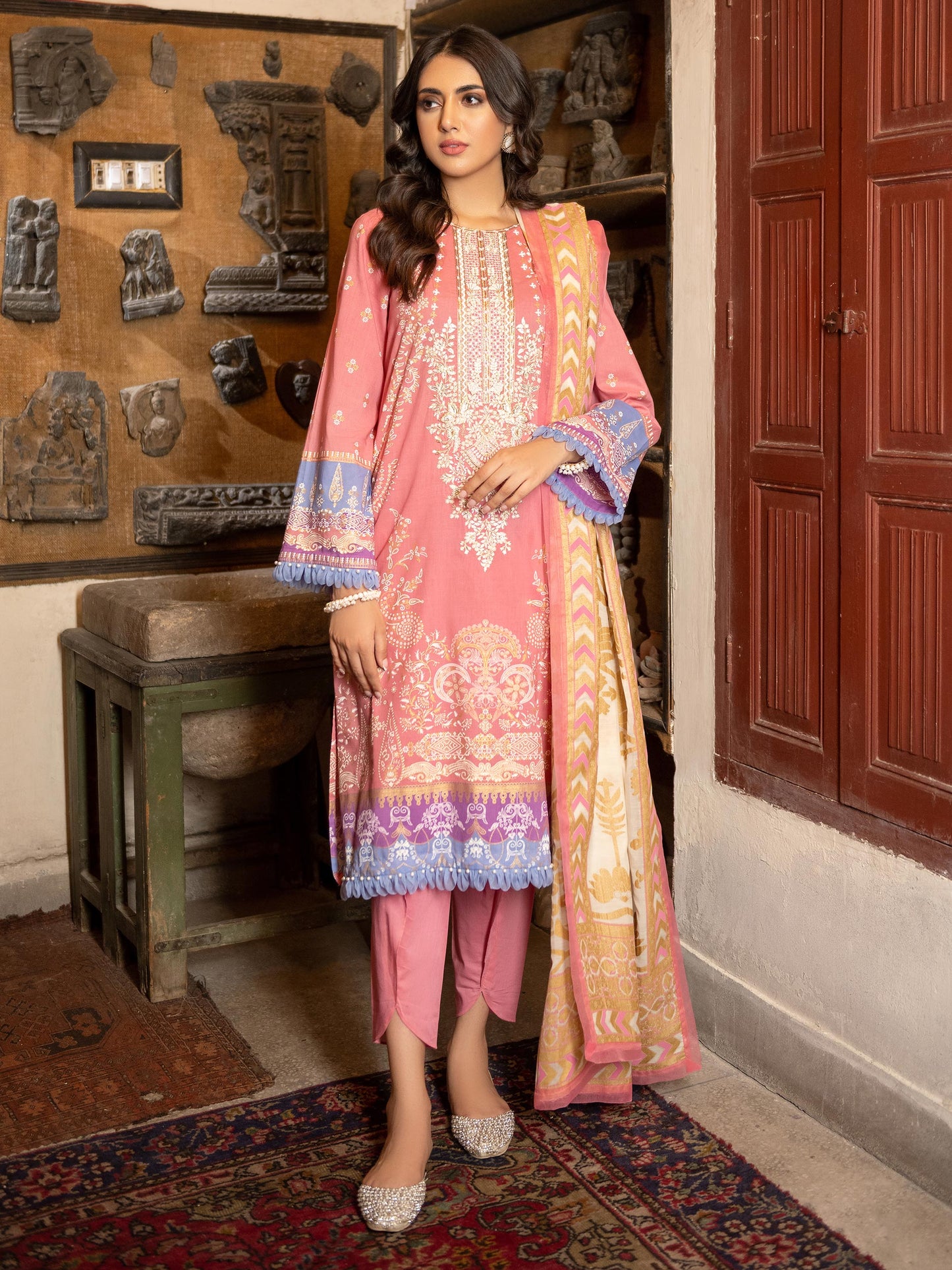 Limelight - 3 Piece Lawn Suit-Embroidered (Unstitched)