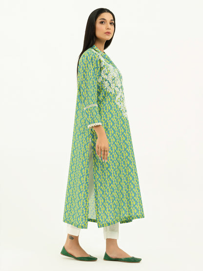 Limelight - Texture Lawn Shirt-Embroidered (Pret)