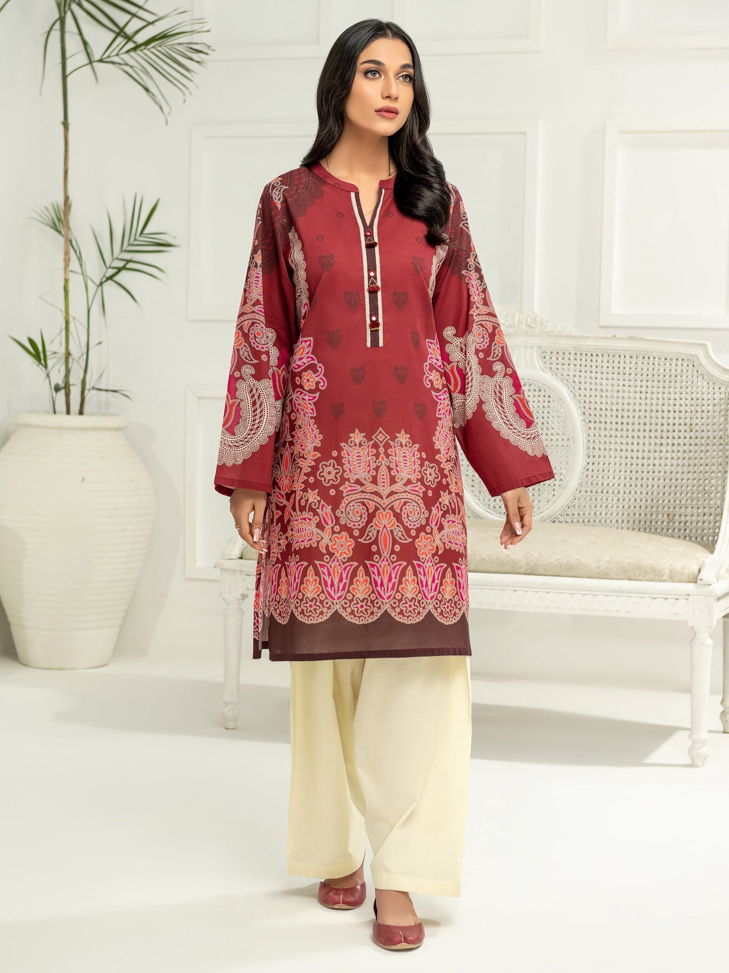 Lawn Shirt-Printed (Unstitched)