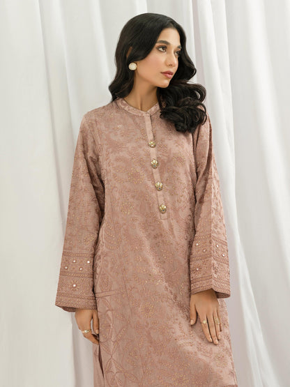 2 Piece Cotton Net Suit- Embroidered (Pret)