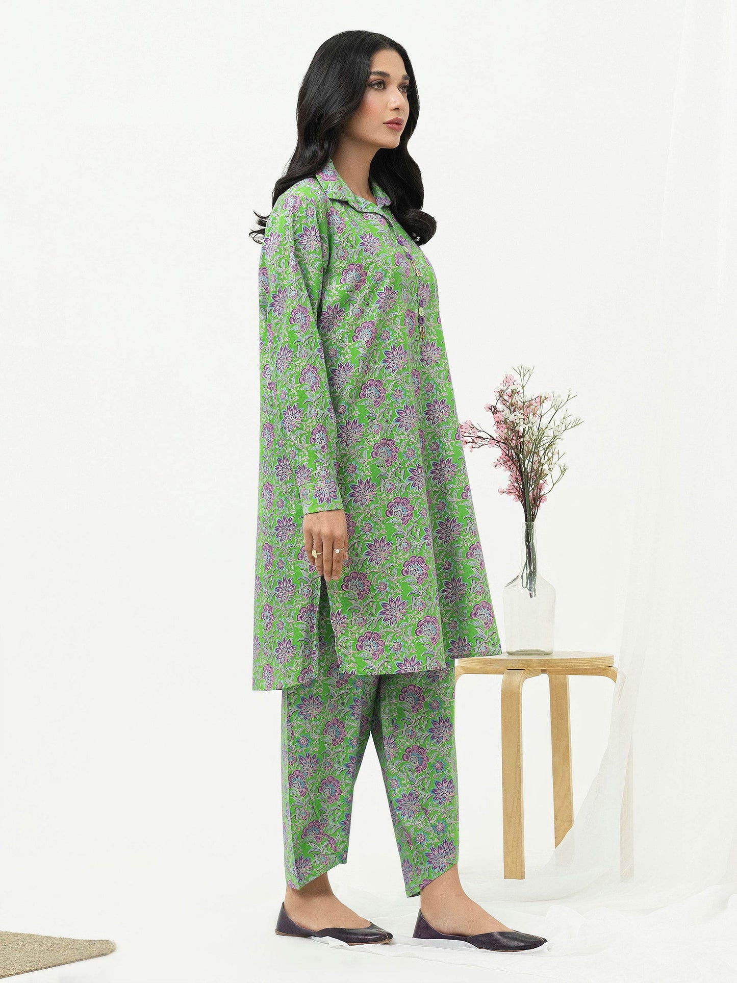 Limelight - 2 Piece Lawn Suit-Pasted (Pret)