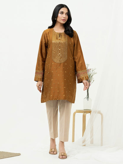 Limelight - Satin Shirt-Embroidered (Pret)