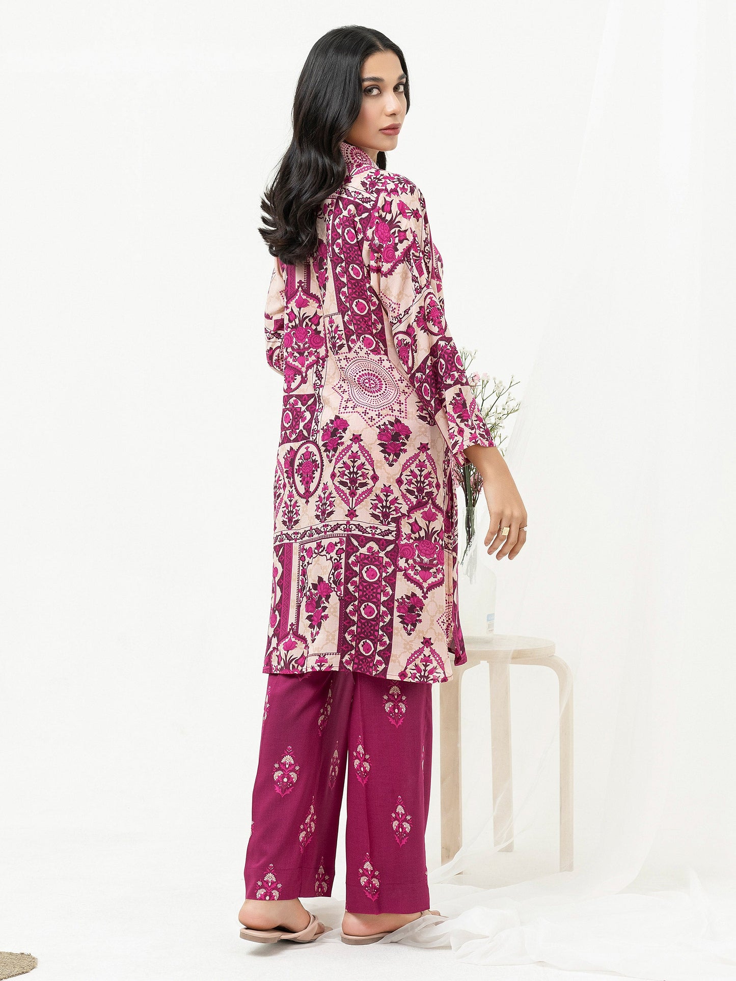 Limelight - 2 Piece Viscose Lawn Suit-Printed (Unstitched)