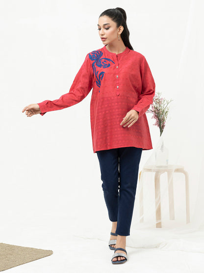 Limelight - Texture Lawn Kurti- Embroidered (Pret)