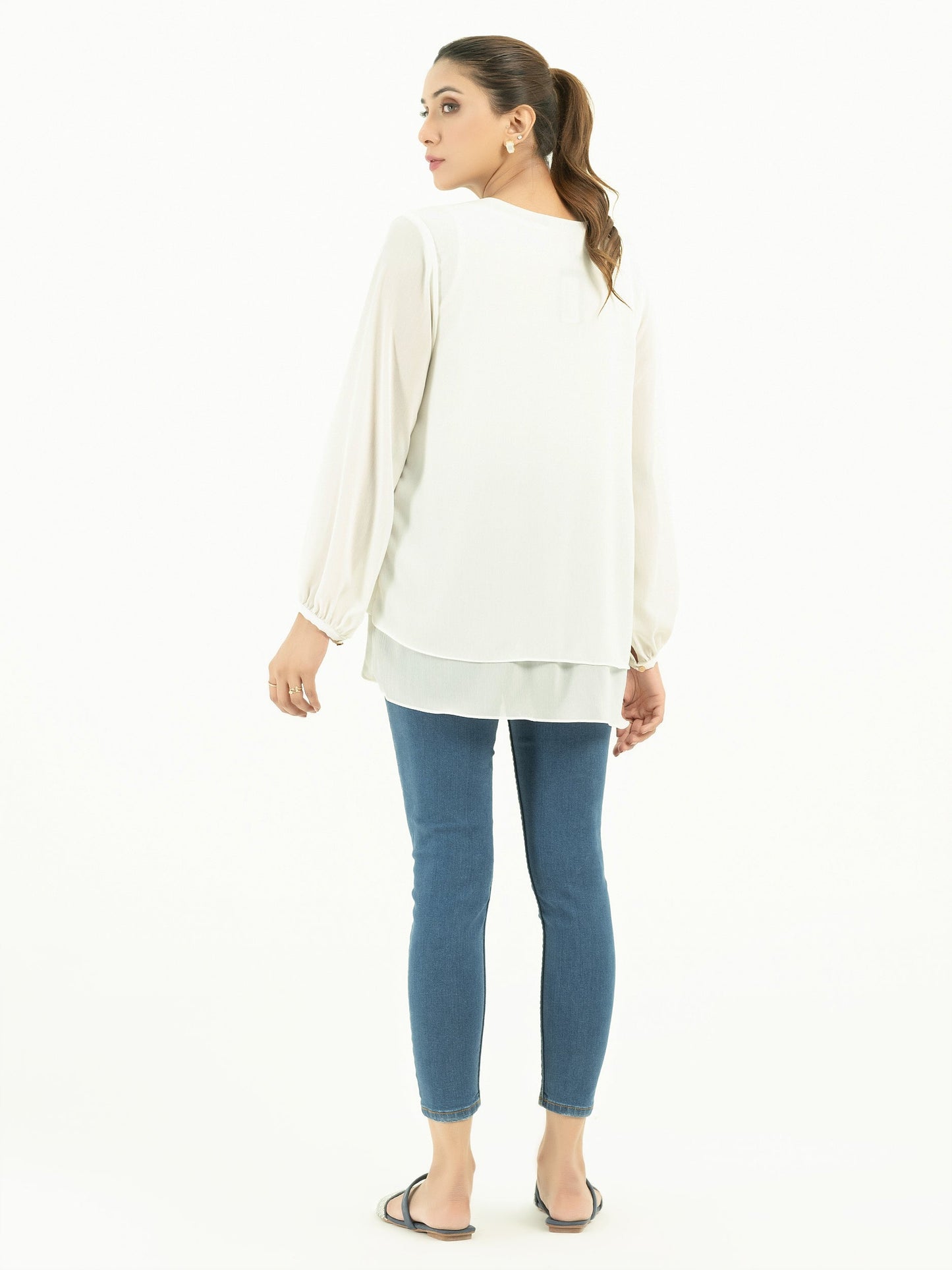 Limelight - Dyed Chiffon Top