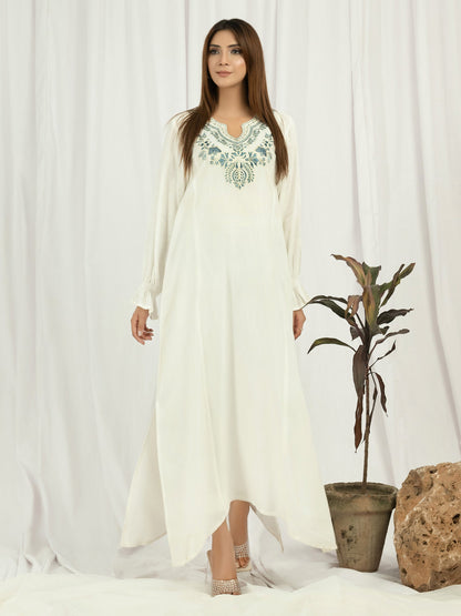 Limelight - Raw Silk Shirt-Embroidered (Pret)