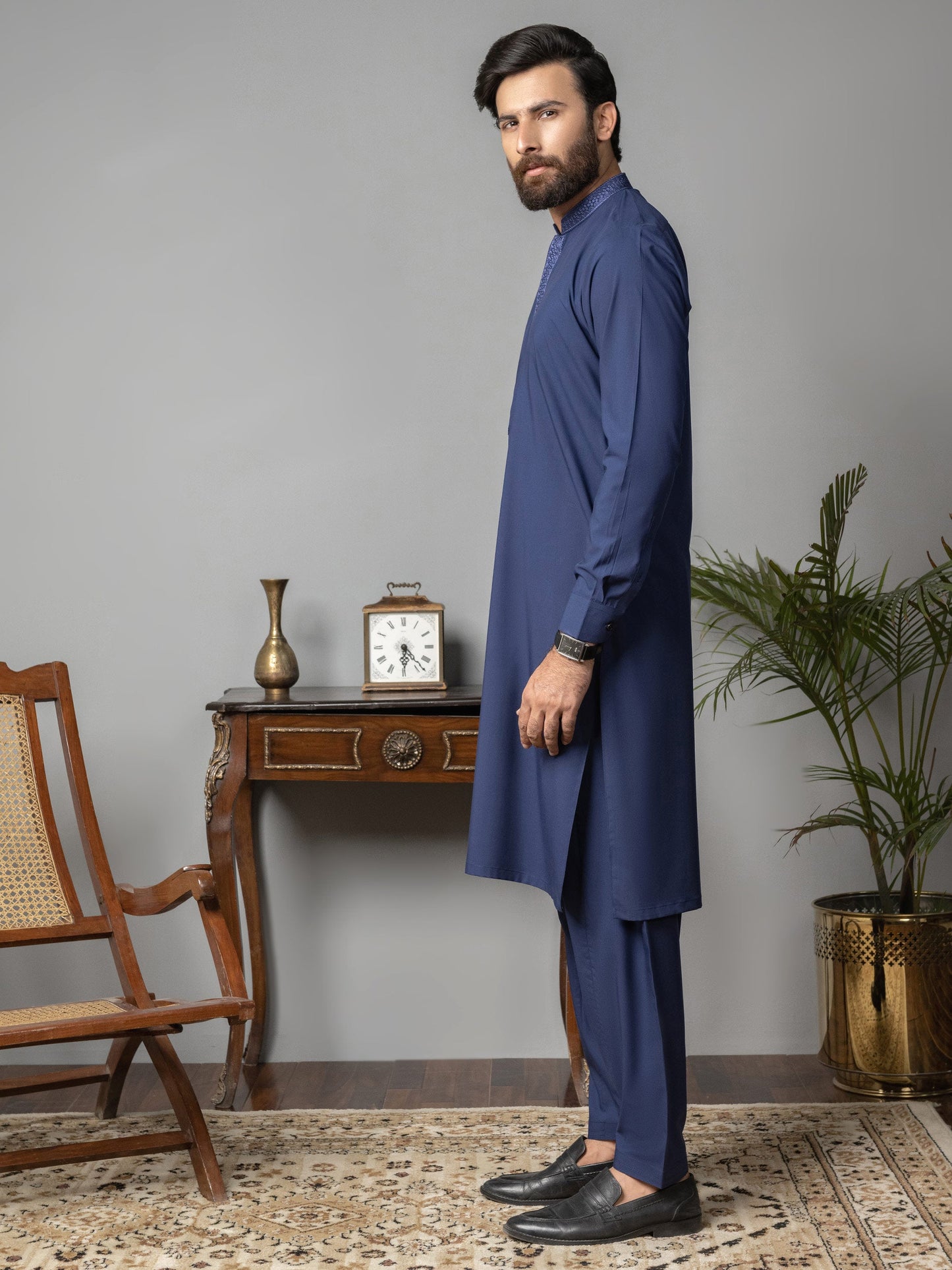 Limelight - Wash and Wear Suit-Embroidered