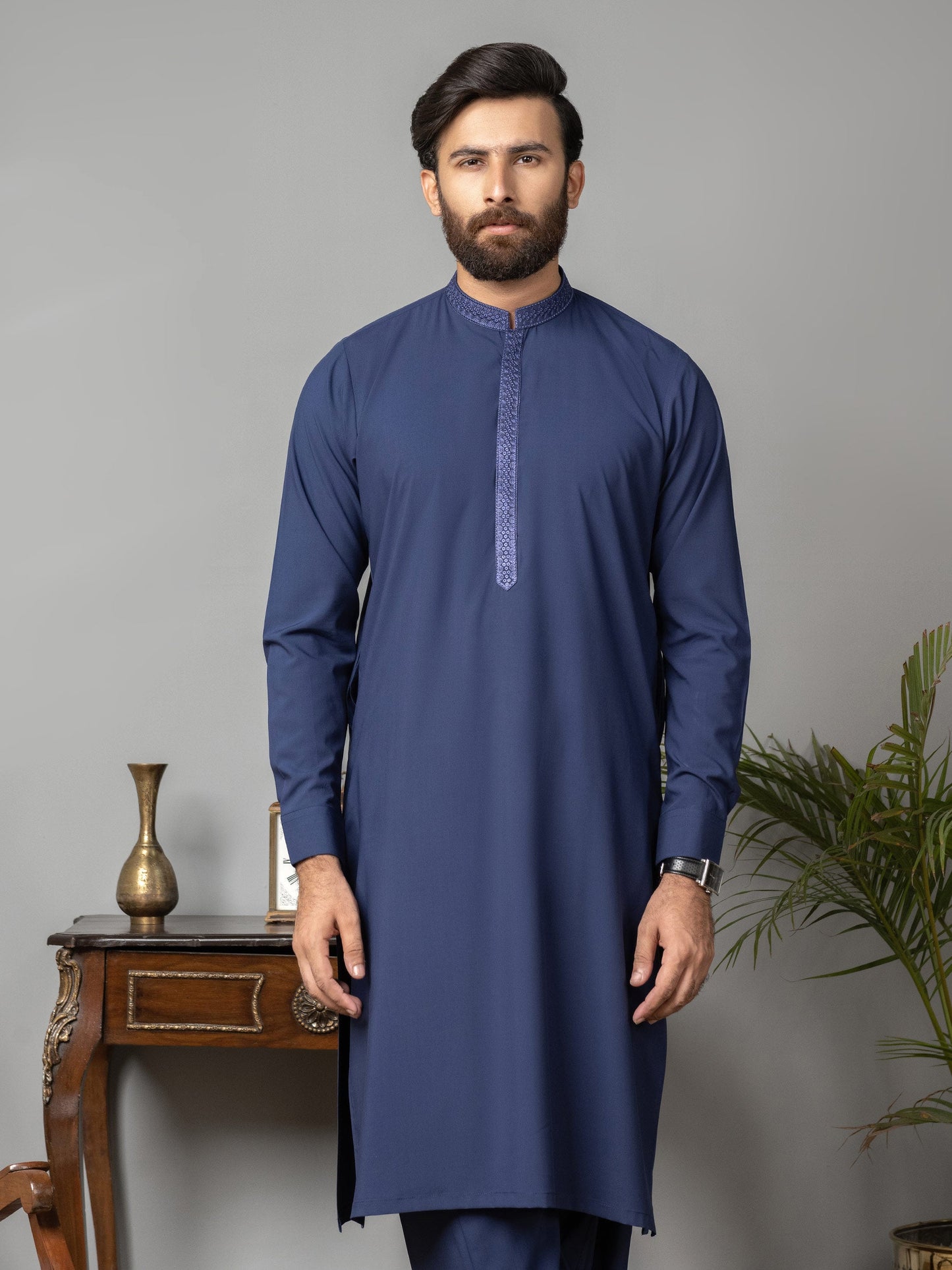 Limelight - Wash and Wear Suit-Embroidered