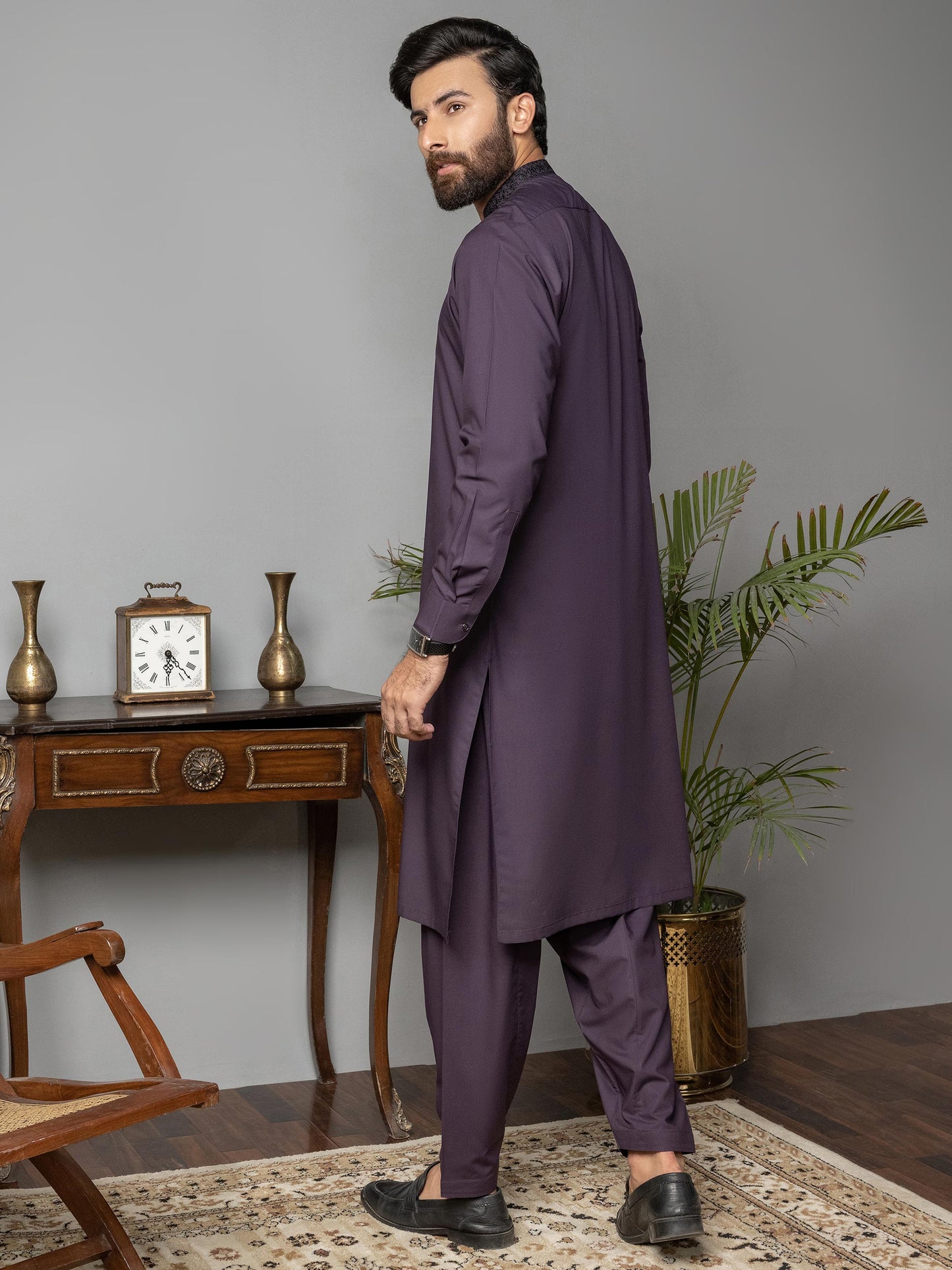 Limelight - Wash and Wear Suit-Embroidered