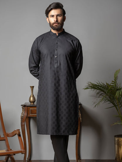 Limelight - Self Jacquard Kurta