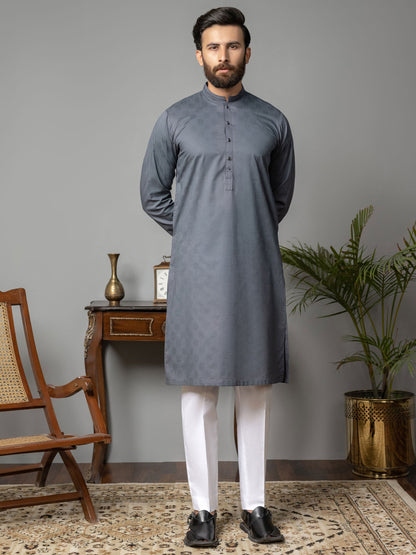 Limelight - Self Jacquard Kurta