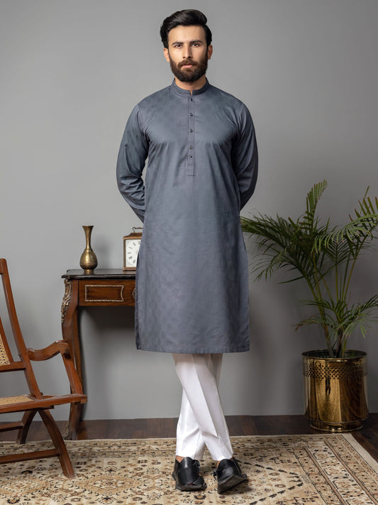 Limelight - Self Jacquard Kurta