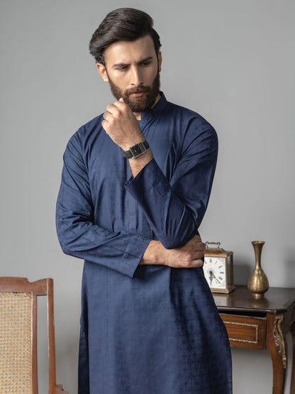 Limelight - Self Jacquard Kurta