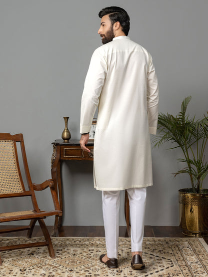 Limelight - Self Jacquard Kurta