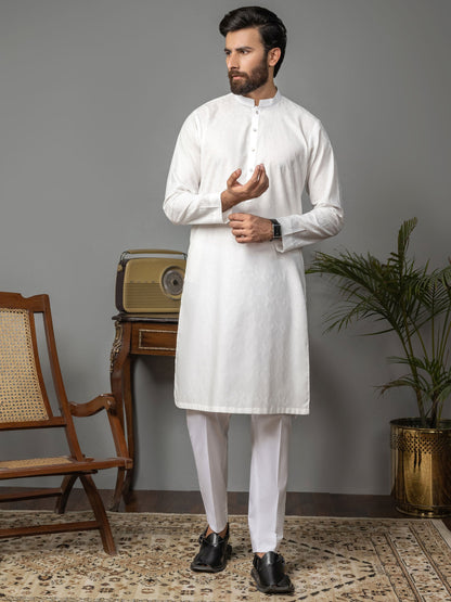 Limelight - Self Jacquard Kurta