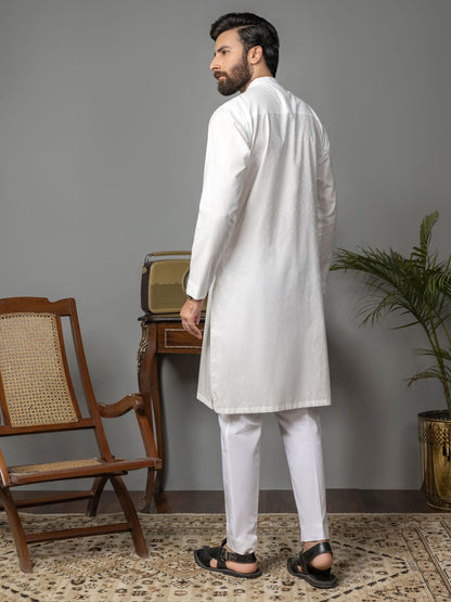 Limelight - Self Jacquard Kurta