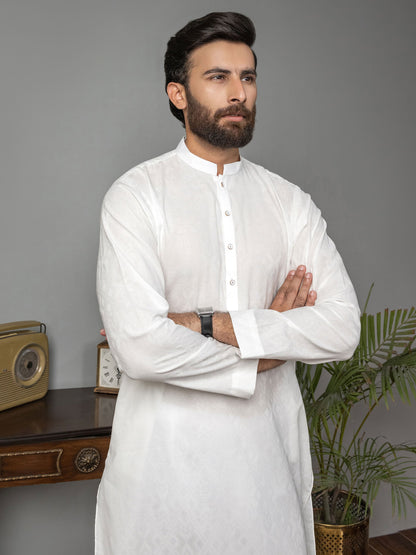 Limelight - Self Jacquard Kurta