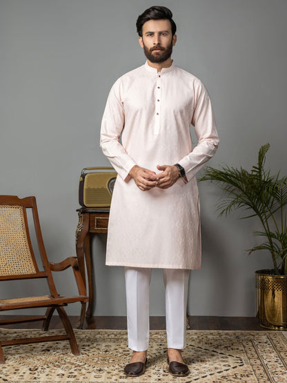 Limelight - Self Jacquard Kurta