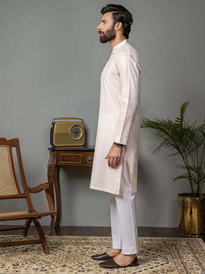 Limelight - Self Jacquard Kurta