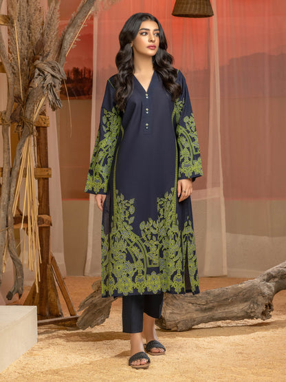 2 Piece Khaddar Suit-Paste Print(Unstitched)