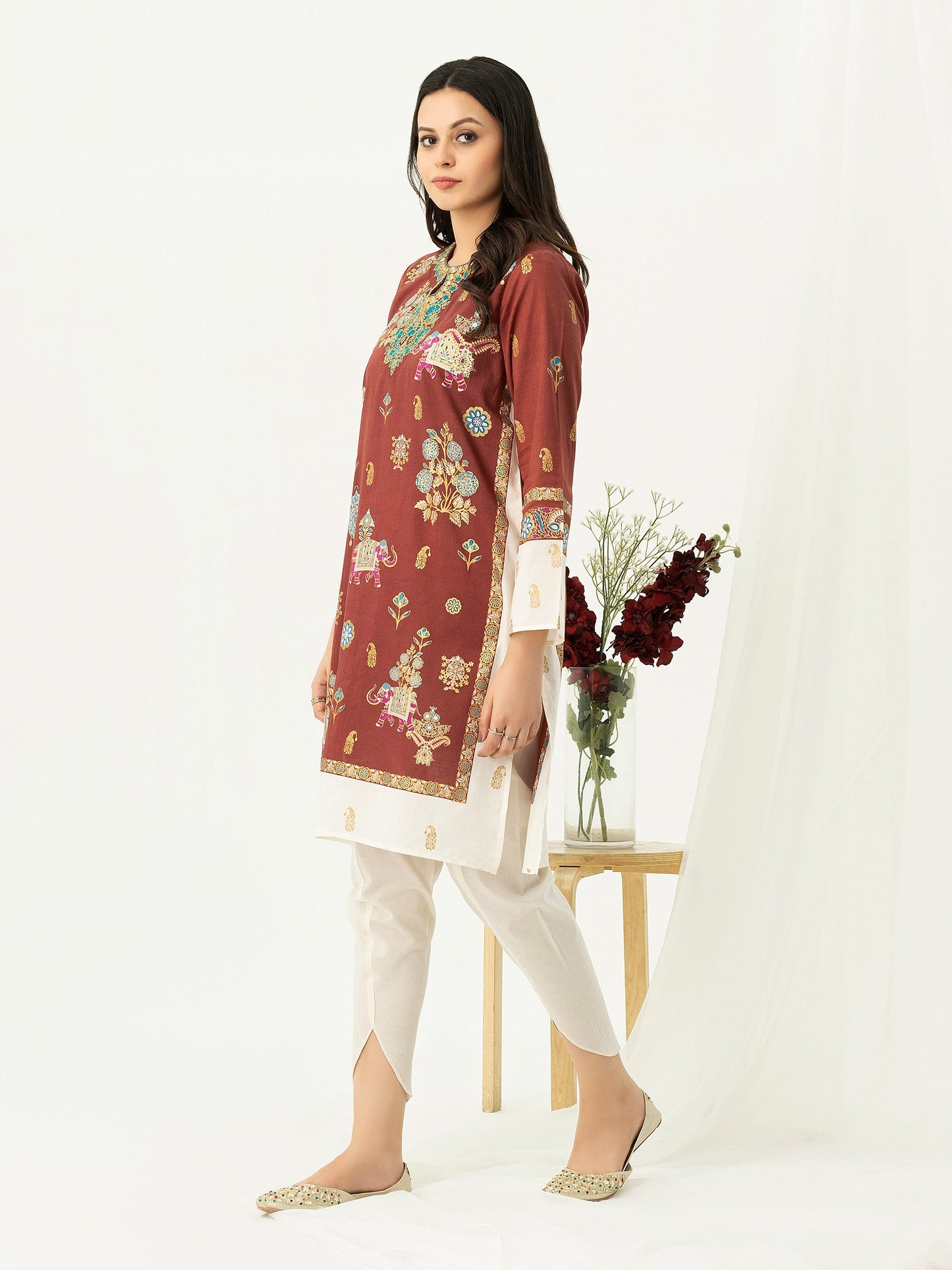 Limelight - Lawn Shirt-Paste Print (Pret)