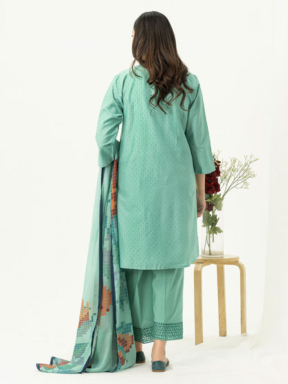 Limelight - 3 Piece Texture Lawn Suit-Embroidered (Pret)