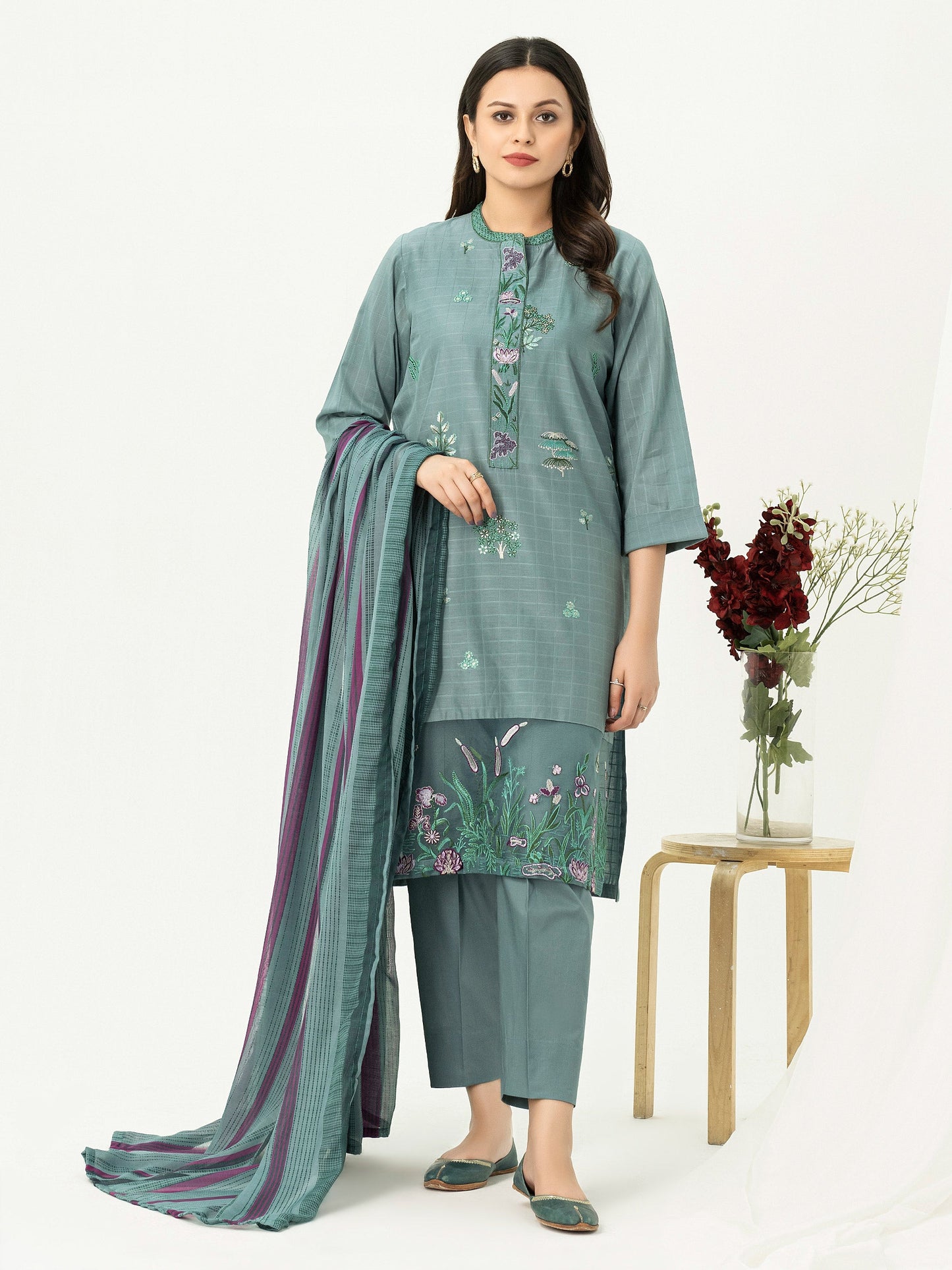 Limelight - 3 Piece Lawn Suit-Embroidered (Pret)