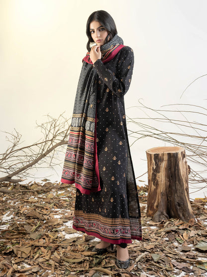 3 Piece Khaddar Suit-Printed(Unstitched)