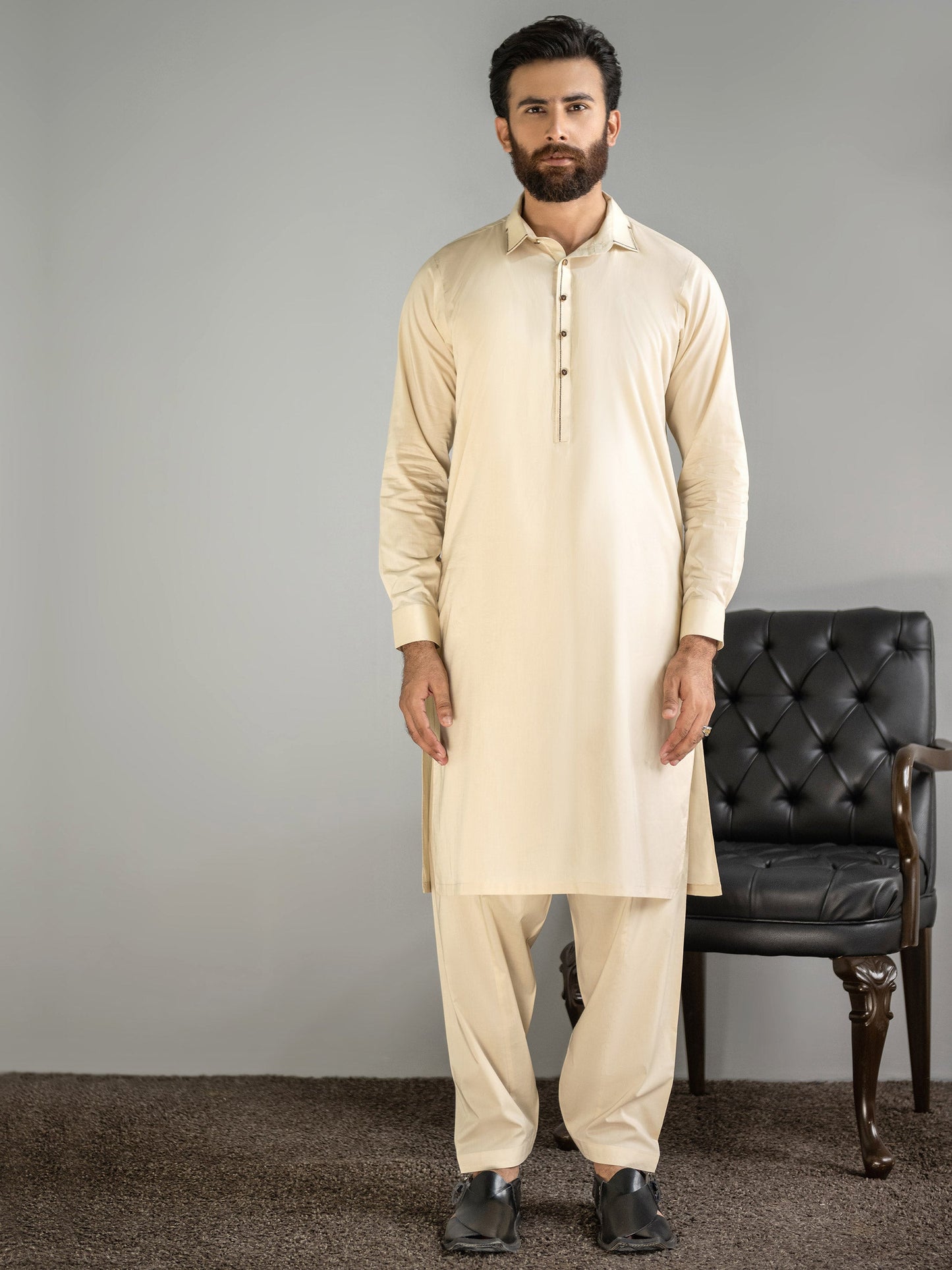 Limelight - Cotton Suit-Embroidered