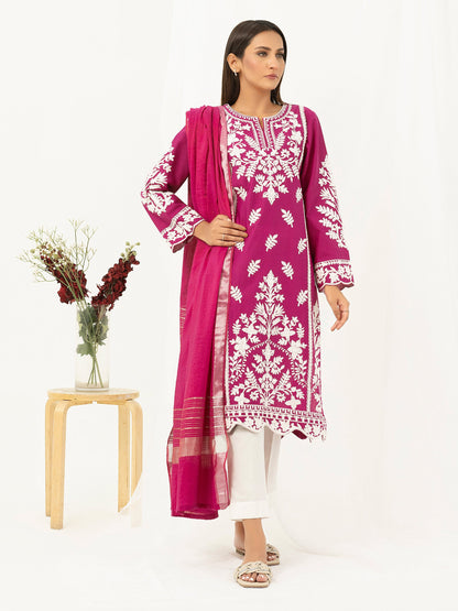 Limelight - 2 Piece Textured Lawn Suit-Embroidered (Pret)