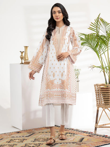 Limelight - 2 Piece Lawn Suit-Gold Pasted Printed (Unstitched)