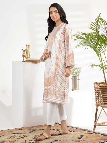 Limelight - 2 Piece Lawn Suit-Gold Pasted Printed (Unstitched)