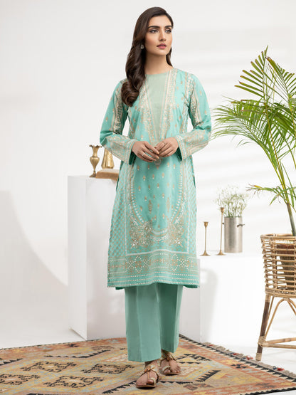 Limelight - 2 Piece Lawn Suit-Gold Pasted Printed (Unstitched)