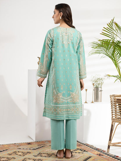 Limelight - 2 Piece Lawn Suit-Gold Pasted Printed (Unstitched)