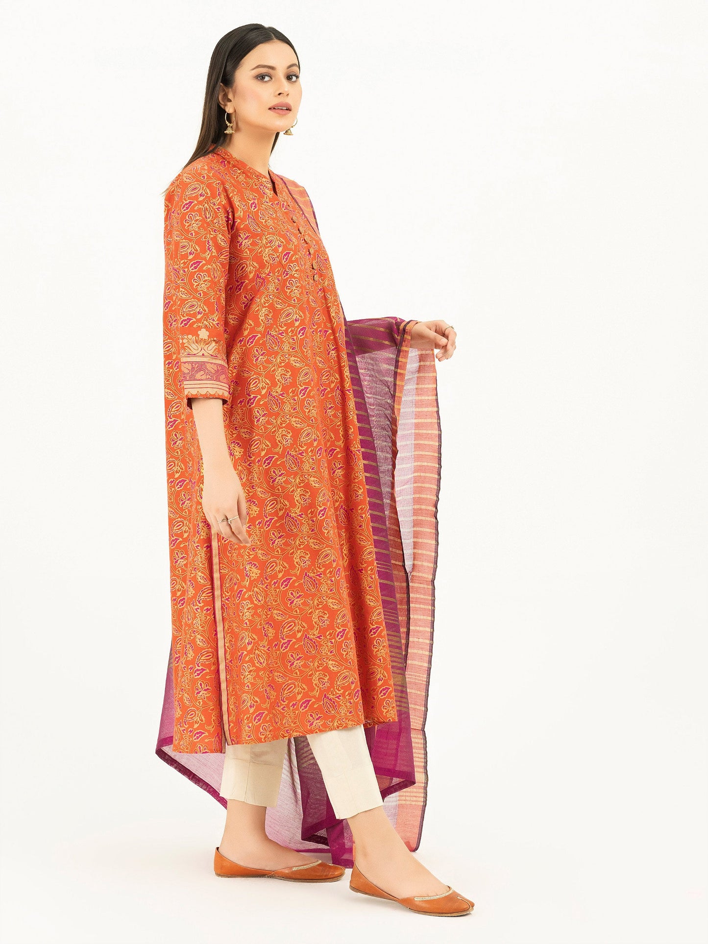 Limelight - 2 Piece Lawn Suit-Pasted (Pret)