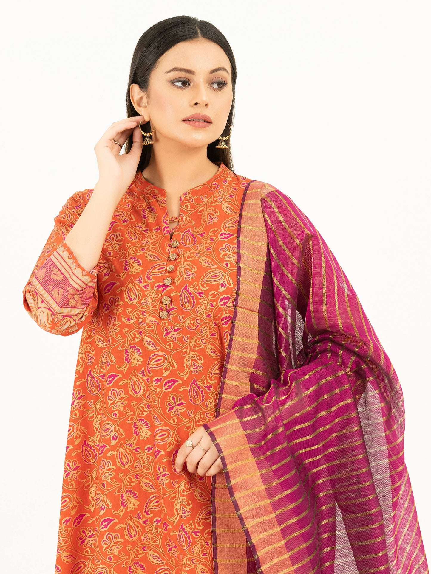 Limelight - 2 Piece Lawn Suit-Pasted (Pret)