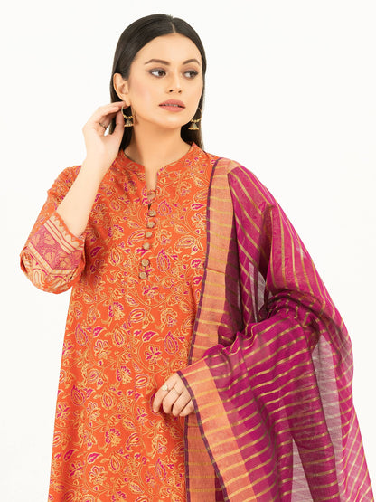 Limelight - 2 Piece Lawn Suit-Pasted (Pret)