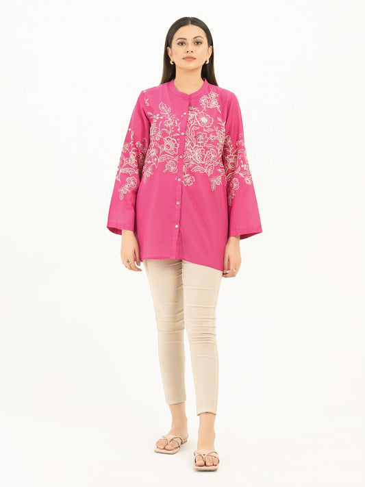 Limelight - Cambric Kurti-Embroidered (Pret)