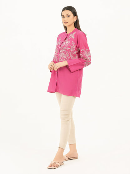 Limelight - Cambric Kurti-Embroidered (Pret)