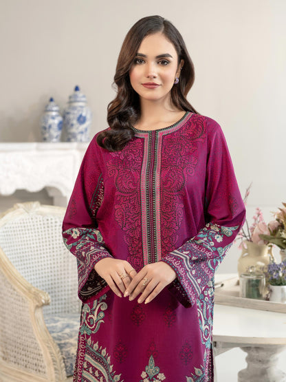 2 Piece Khaddar Suit-Embroidered(Unstitched)