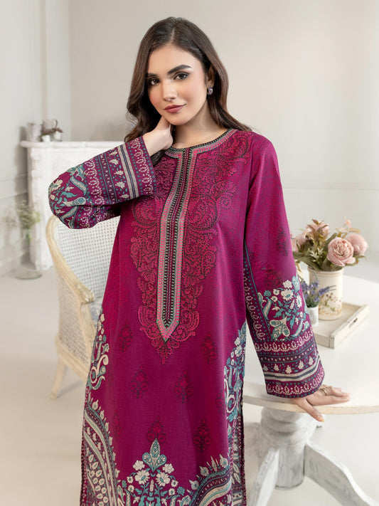 2 Piece Khaddar Suit-Embroidered(Unstitched)