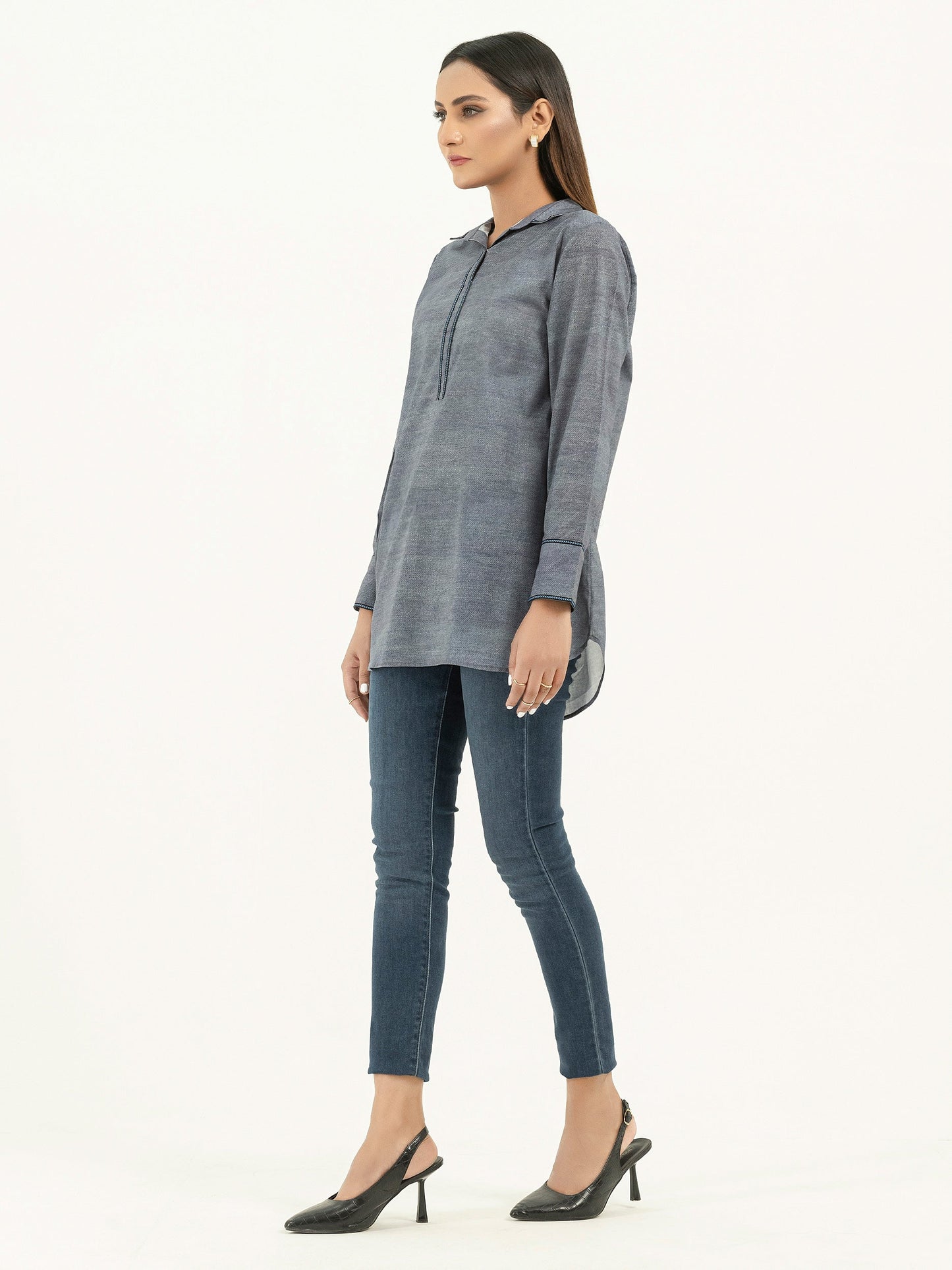 Limelight - Cambric Kurti-Dyed (Pret)