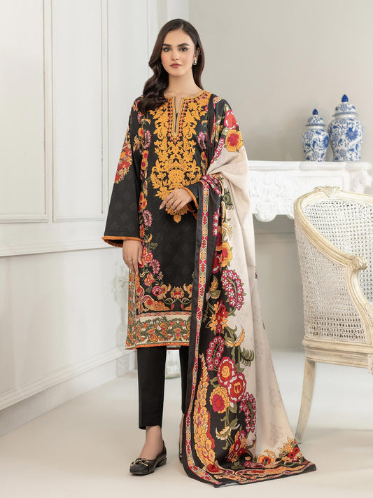 Limelight - 2 Piece Winter Cotton Suit-Embroidered(Unstitched)