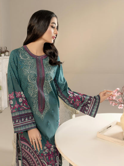 2 Piece Khaddar Suit-Embroidered(Unstitched)