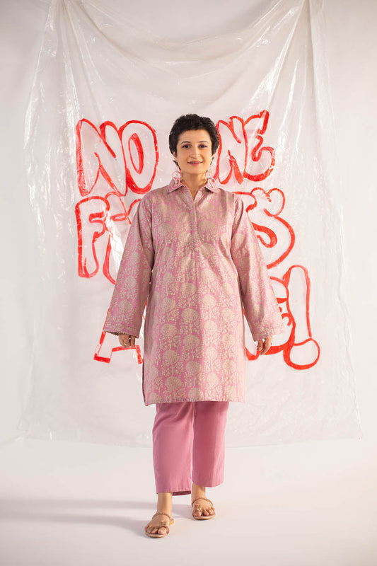 Printed Khaddar Kurti