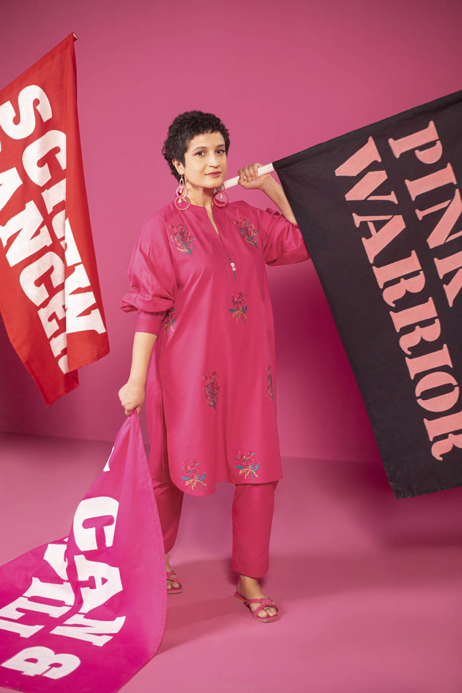 2 Pc Embroidered Karandi Outfit